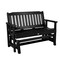 Highwood Usa 4ft Lehigh Gliding Bench Outdoor Furniture for Patio, Backyard, Garden AD-GLBENLH2-BKE - alternate 1